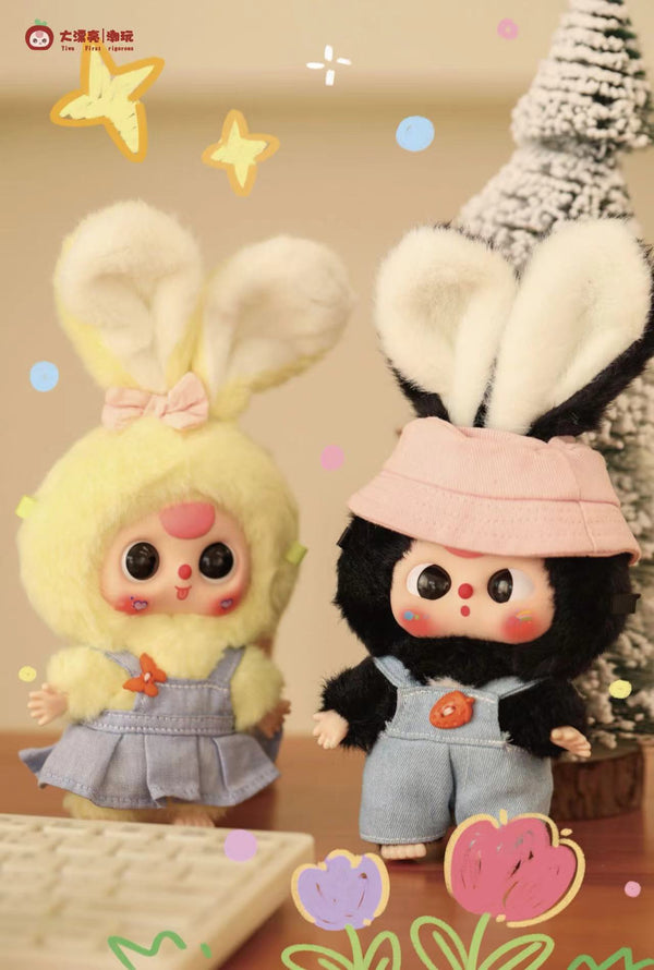 Baby three -Macaron rabbit stuffed blind box