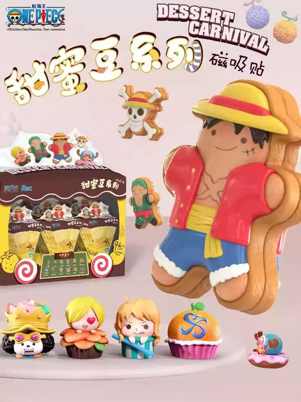 DESSERT CARNIVAL Sweet Bean Series  Blind Box (Magnetic Stickers)